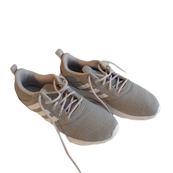 Adidas Cloudfoam Sneakers Grey White Size 7.5 - Picture 1 of 15